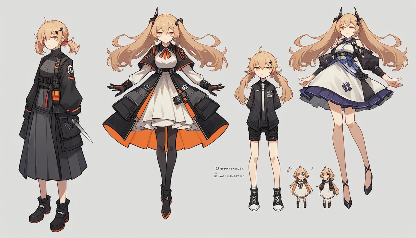 anime girl in a dress with a knife and a dress, concept art by Yang J, pixiv, shin hanga, from girls frontline, guweiz, fine details. girls frontline, anime full body illustration, girls frontline style, artwork in the style of guweiz, dressed with long fluent clothes, from arknights, hanayamata, style anime