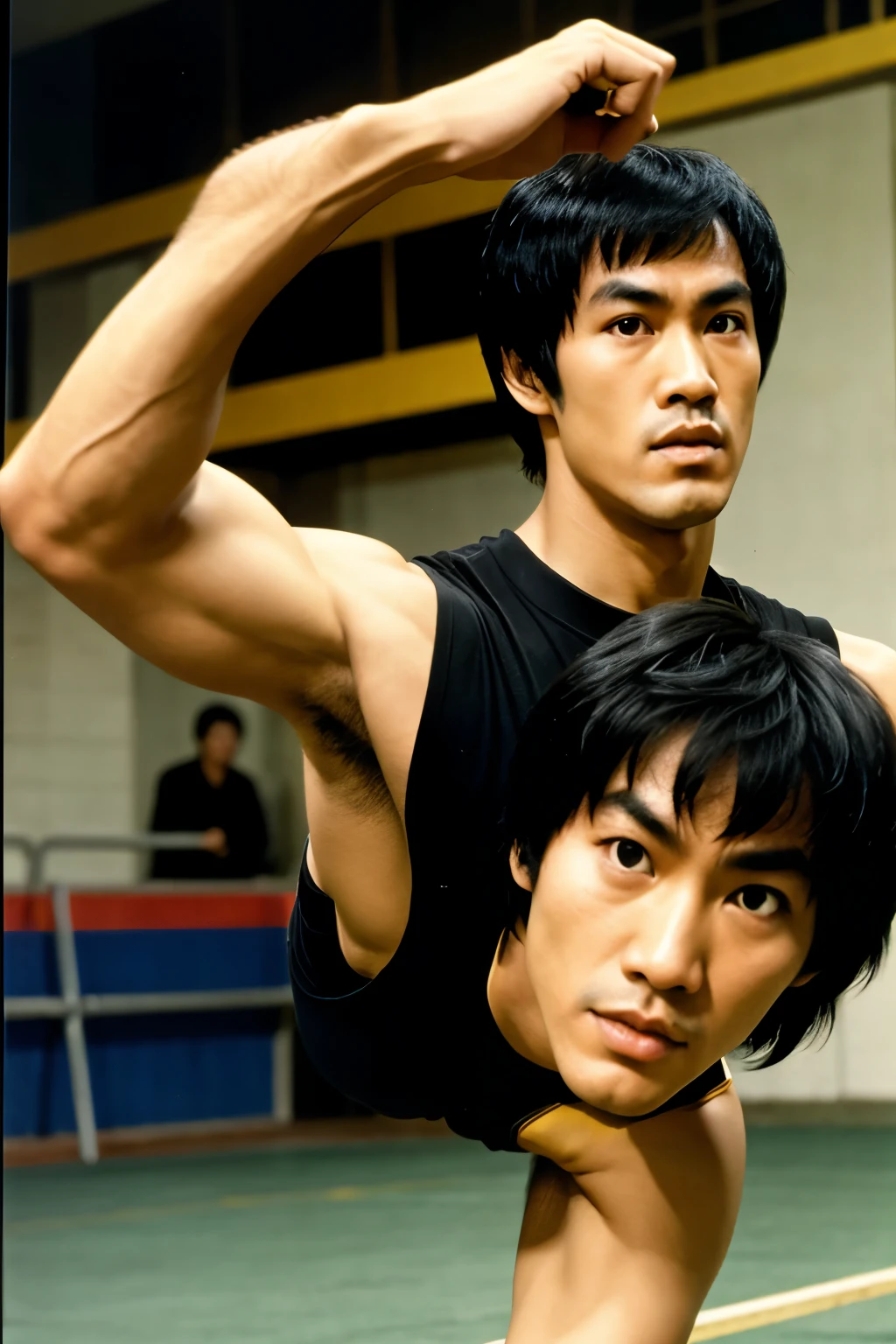 Bruce Lee in action