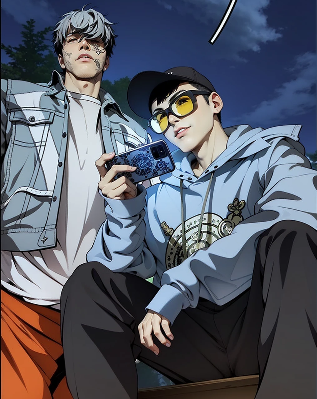 Best quality, masterpiece, detailed skin texture, detailed clothes texture, detailed face, super detail, 8k, intricate detail, 1 boy, The color doesn't change, Muscle guy, 1 guy
