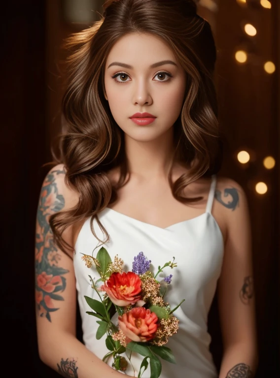 Southeast Asian Araffe woman with round face, , Warm light, morning sun, long hair,black eyes,abdominal muscles, The body is beautiful and strong., The chest is rounded and rounded., (digital painting, HDR, high contrast), 3-D, 8K, 45,000,000 pixcels, jaw-dropping beauty, , Masterpiece, best quality:1.2),,(8K,height,raw image,realistic,photo-realistic:1.3),(Fine texture,Fine fabric,Beautifully detailed face:1.25),professional lighting,Photon mapping,beautiful soft light,Radiation,Physical rendering,Ray tracing, Modeling style, Modeling style, (วอลล์เปเปอร์ CG unity 8K ที่มีรายละเอียดมาก), Full-length photos of the most beautiful works of art in the world,
