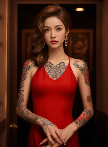 Southeast Asian Araffe woman with round face, Warm light, morning sun, long hair,black eyes,abdominal muscles, The body is beautiful and strong., The chest is rounded and rounded., (digital painting, HDR, high contrast), 3-D, 8K, 45,000,000 pixcls,Asian girl, Gorgeous Chinese model, Japanese model, beautiful asian woman, jaw-dropping beauty, , Masterpiece, best quality:1.2),,(8K,height,raw image,realistic,photo-realistic:1.3),(Fine texture,Fine fabric,Beautifully detailed face:1.25),professional lighting,Photon mapping,beautiful soft light,Radiation,Physical rendering,Ray tracing, Modeling style, Modeling style, (วอลล์เปเปอร์ CG unity 8K ที่มีรายละเอียดมาก), Full-length photos of the most beautiful works of art in the world,