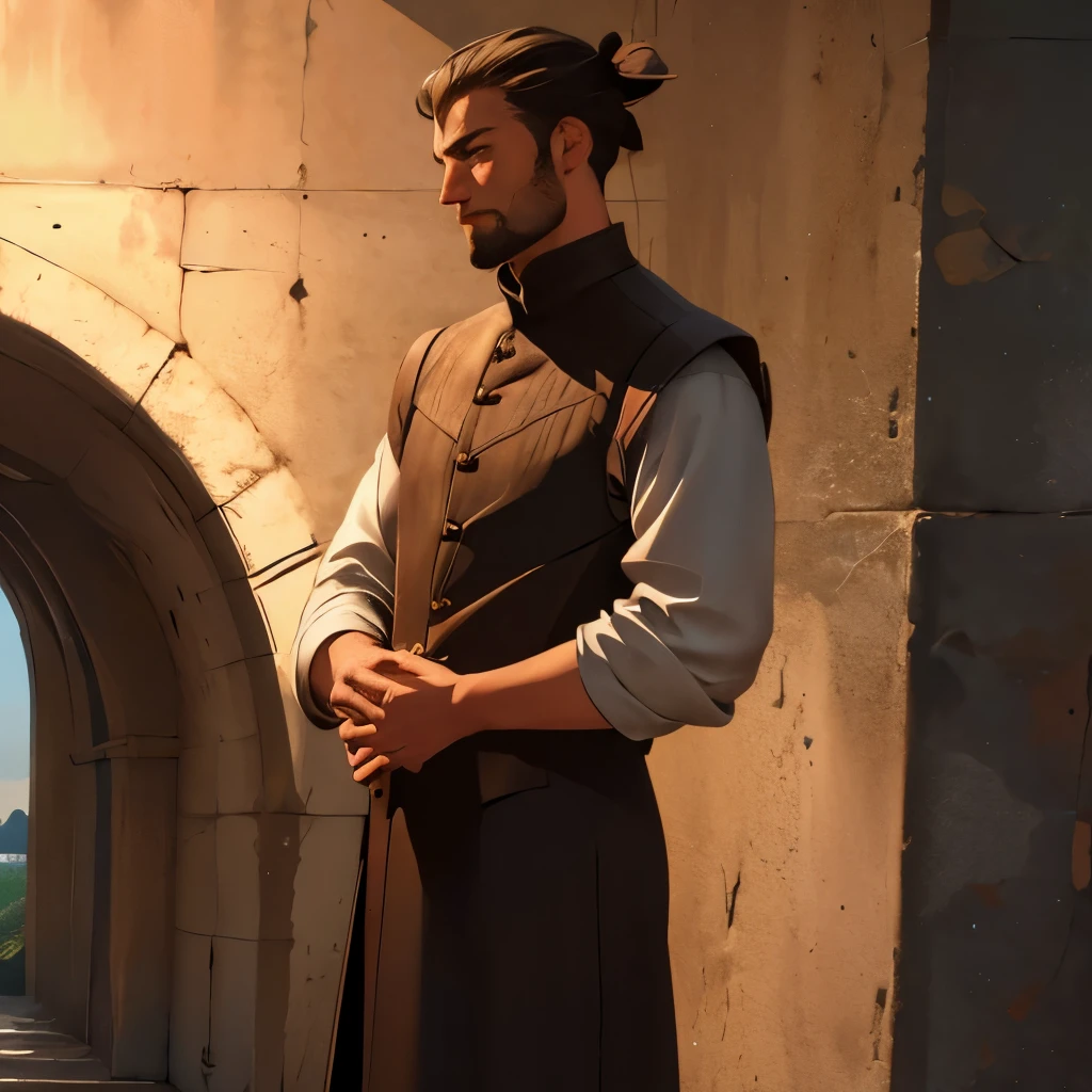 Bard clothes and a violin, no scene