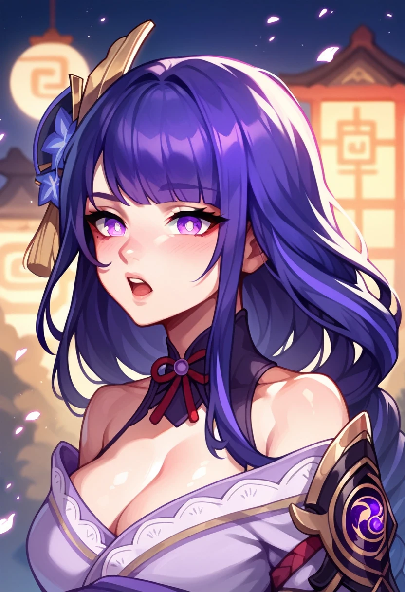 (erotic, seductive, lustful), (masterpiece, best quality), (intricate details), ultra detailed, beautiful and aesthetic, (photo), (1girl), cassiopeia, lipstick, medium breast, ecstatic eyes, blushing, highly detailed, solo, nsfw, league of legends, monster girl, lamia, spirit blossom, purple hair, kimono, paizuri, fondling, titfuck, cum on , bukkake, hard nipples, large nipples
