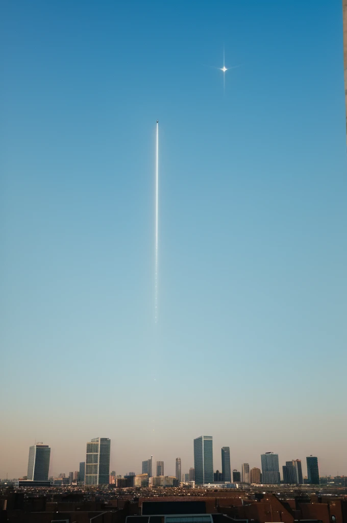 light in the sky