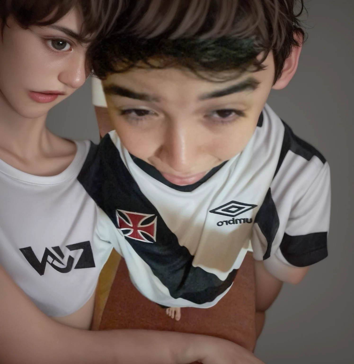 Boy with Vasco shirt standing