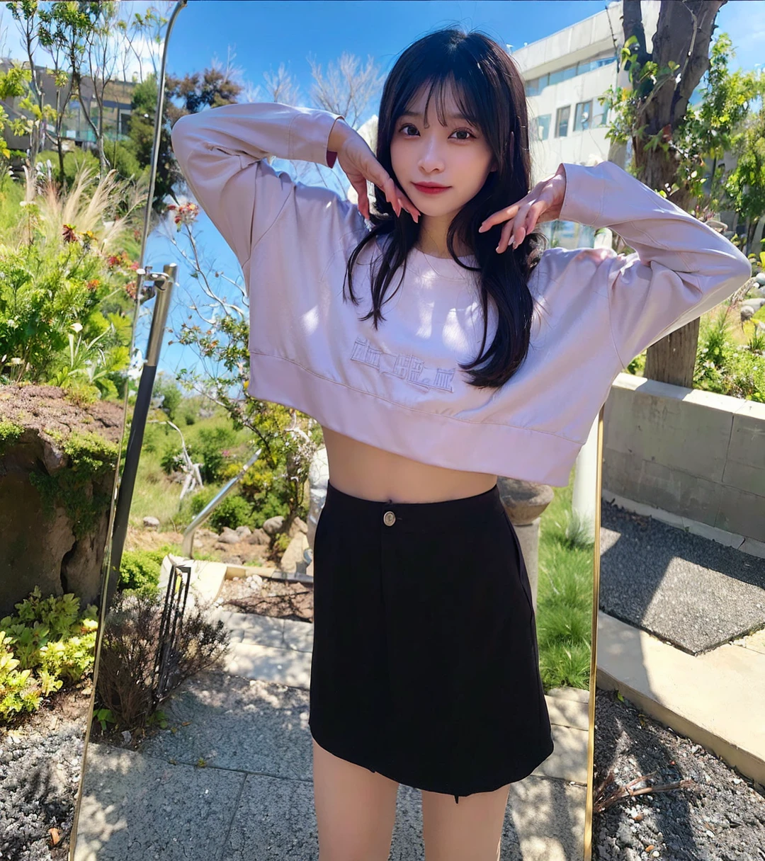 (top-quality、8K、32k、masuter piece、nffsw:1.2)、profile、(slim figure:1.2)、(s lips) 、age19、(Short bob hair:1.3)、Holding a cat、double eyelid、shinny skin、Realistic rayare、beauitful face、(A smile:1.3)、crouching down、(From above:1.2)、(a closeup:1.4)、blurry backround、(Front Focus)、(dark: 1.6)、Fantasy Art、photoRealstic、Professional Lighting、extra detailed face、Award-winning、deep-shadows