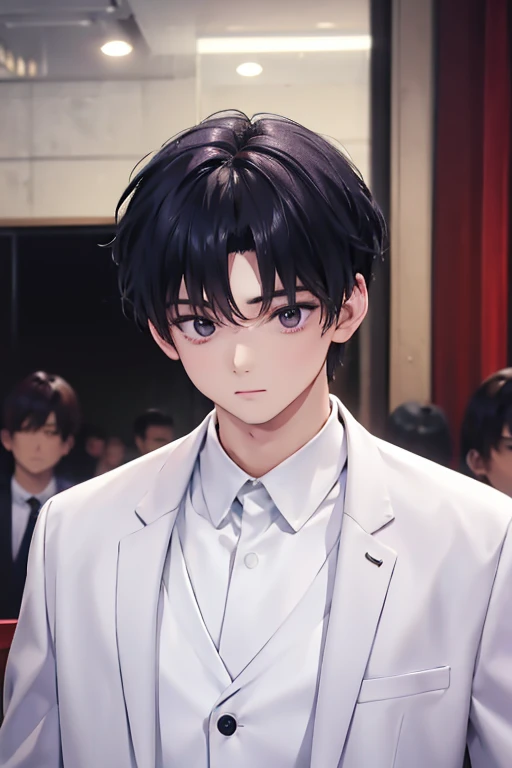 masterpiece, masterpiece_portrait, separate, separate_video, High_solve, Highres, High_quality_japanese cartoon movies, High_quality, hyper_Detail, finely_Detailed,4K, men, Cha Eunwoo, man in suit, White suit,