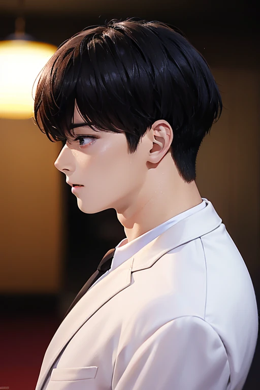 masterpiece, masterpiece_portrait, separate, separate_video, High_solve, Highres, High_quality_japanese cartoon movies, High_quality, hyper_Detail, finely_Detailed,4K, men, Cha Eunwoo, man in suit, White suit,