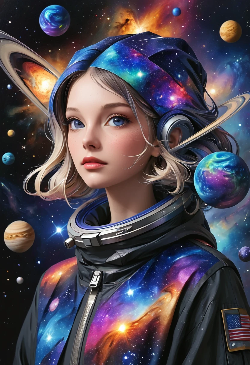 3D,Galaxy Portrait