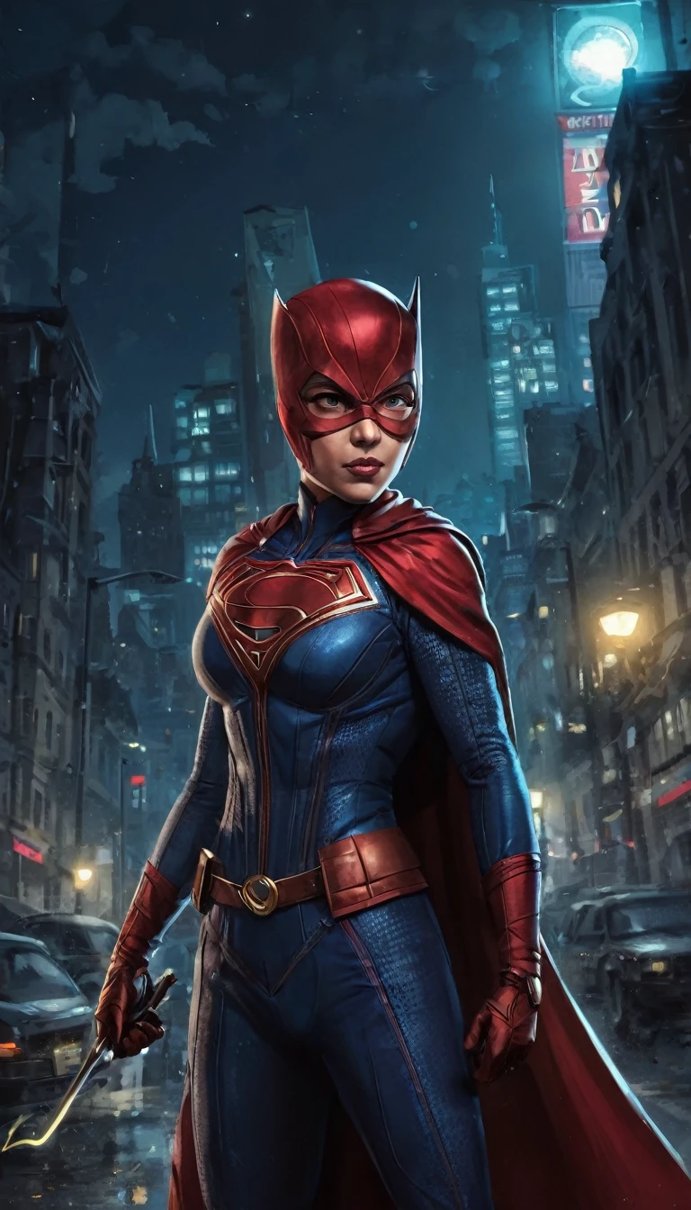 character,cute,simple,masterpiece, Highest quality:1.4) , Comic book cover art, Graphic Illustration, Very detailed, High level of expertise, Ciarroscuro, Extremely modest, dark palette, Exposure , View your viewers