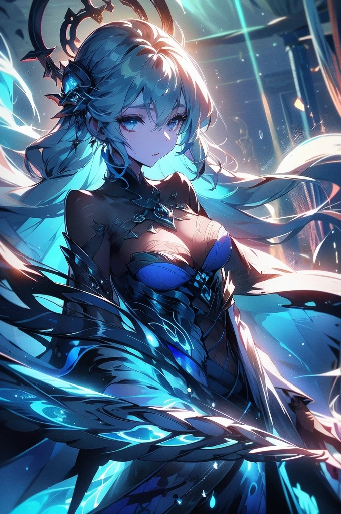 In a shadowy cavern, a gracefully poised selkie shimmers with ethereal elegance amidst swirling waters. This striking image captures the creature's sleek seal-like form in a mesmerizing pinhole light painting photograph. The intricate details of the selkie's silvery scales blend seamlessly with the soft, glowing light, creating a sense of otherworldly beauty and mystique. The photograph exudes a sense of enchantment and wonder, inviting viewers to immerse themselves in the magical realm of selkie folklore.