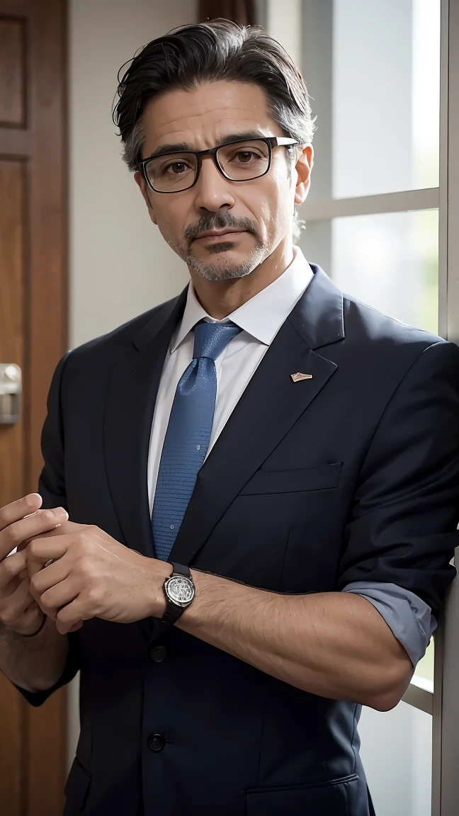 dr. João Silva Age: 45 years old Height: 1,80m Physical Appearance: dr. João Silva is a man of average height, with a robust physical constitution, result of years of playing sports. her hair is gray, short cut, and he wears thin-framed glasses that give him an intellectual air. Your eyes are a piercing blue, always attentive and analytical.
Psychological Profile: dr. Silva is a renowned investigative psychologist, Known for his ability to observe details that go unnoticed by most. He is meticulous, rational and has a sharp analytical mind. His experience in handling complex cases made him skeptical, but he maintains a deep empathy for the victims. His dedication to his work is almost obsessive, often at the cost of their personal life.