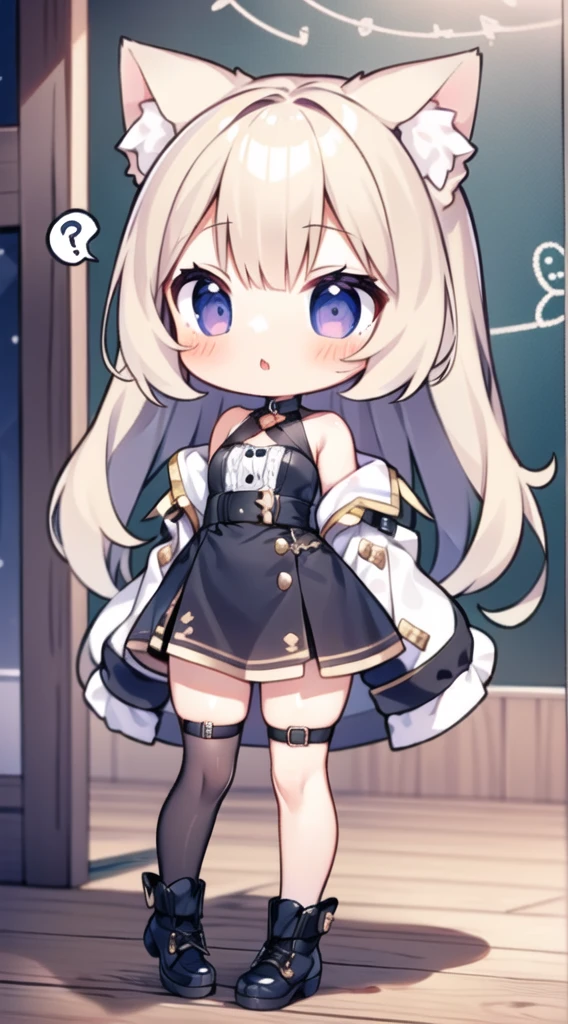 1girl,cat ears,(chibi:1.2),spoken question mark,