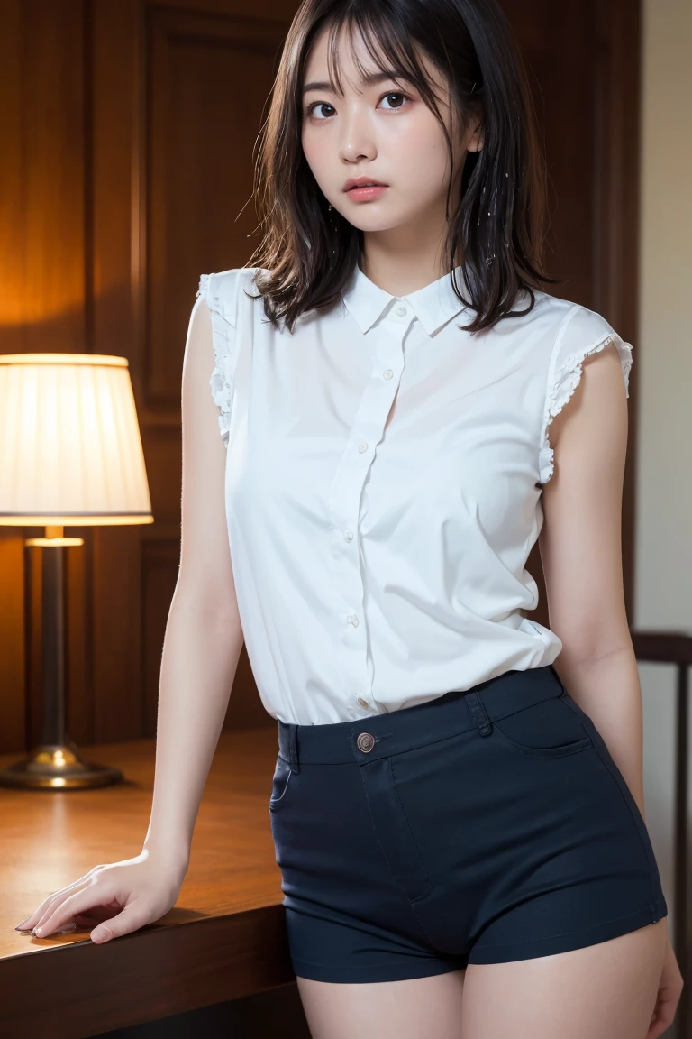 最high quality、High resolution、Super detailed、masterpiece、RAW Photos、Realistic、Realistic, とても繊細でbeautiful、In detail、Textured skin、Detailed panties,Pants details display 、,Wet Skin, beautiful, Tabletop, 最high quality, Highly detailed face,Perfect lighting,, ((())), , 8K Ultra HD, Digital SLR, Soft lighting, high quality,Detailed skin,At the hotel,