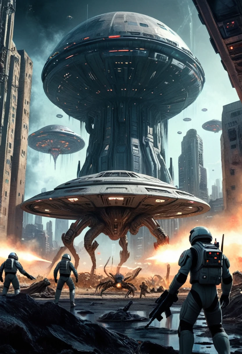 (Space War), sci-fi style, a metallic spacecraft is passing through a wormhole, with unknown galaxies shining in the distance. Enemy ships are still chasing behind, with stars and wormholes in the background, (panoramic view), award-winning, cinematic still, emotional, vignette, dynamic, vivid, (masterpiece, best quality, Professional, perfect composition, very aesthetic, absurdres, ultra-detailed, intricate details:1.3)