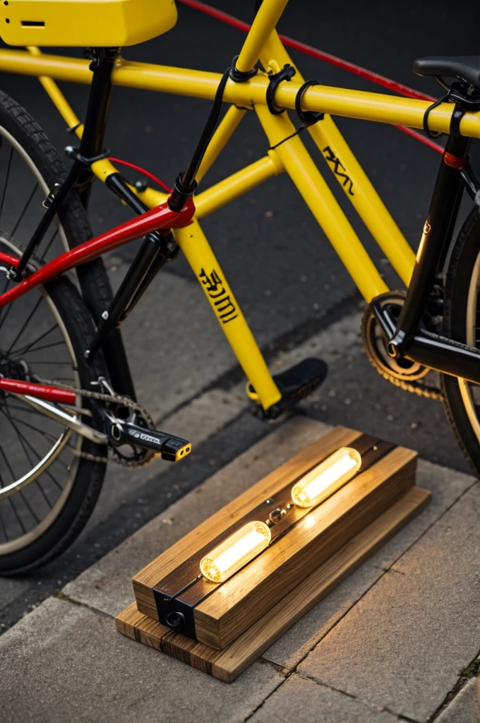 Create a safety light for cyclists on a breadboard