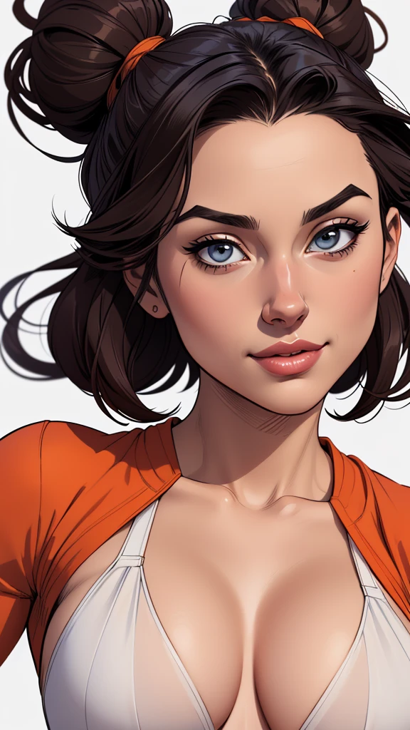 Female characters Brazilian actress girls (evil sadomasochists) animadas:1.2), mulher Imagem de desenho animadas de uma mulher , sensual clothes , super cute girl, cartoon style illustration, estilo de arte dos desenhos animadass, estilo de arte dos desenhos animadass, digital illustration style, highly detailed character design, cute detailed digital art, City fan art, portrait character design, beautiful digital illustration, high-quality portrait, comic book art, character design portrait, white background Buso without clothes and medium breasts wearing carpentry clothes