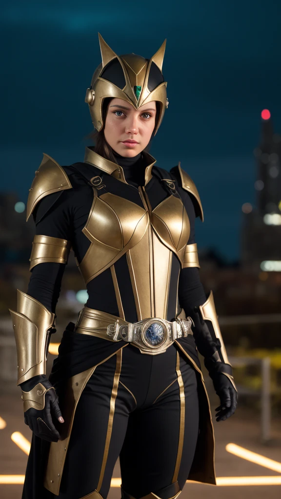 kamen rider wizard。ファンタジー風の全身鎧を身にまとったwoman, Only the eyes were exposed、A fully enclosed helmet designed to resemble a crown, Composite Layered Chest Plate, Fully covered shoulder and hand guards, Lightweight waist armor, Close-fitting shin guards, The overall design is sturdy yet flexible, ((The armor emits a blue light., Accented with black and green accents)), Gives off a noble aura, She is floating above the city of the future, This character is、It embodies a hero wearing fantasy surreal style armor elaborately crafted in anime style.。, Exquisite and mature cartoon art style, (Bat Concept Armor, Realistic:1.4, Realistic textured materials:1.2, Professional photos, Cinematic), ((City night view, element, energy, elegant, goddess, woman:1.5)), metallic, High resolution, Highest quality, High resolution, Super detailed, Ultra-fine painting, Very delicate, Anatomically correct, Symmetrical face, Highly detailed eyes and face, High quality eyes, creativity, RAW Photos, 超High resolution, 32k, Natural light, Cinematic lighting, masterpiece-anatomy-perfect, masterpiece:1.5
