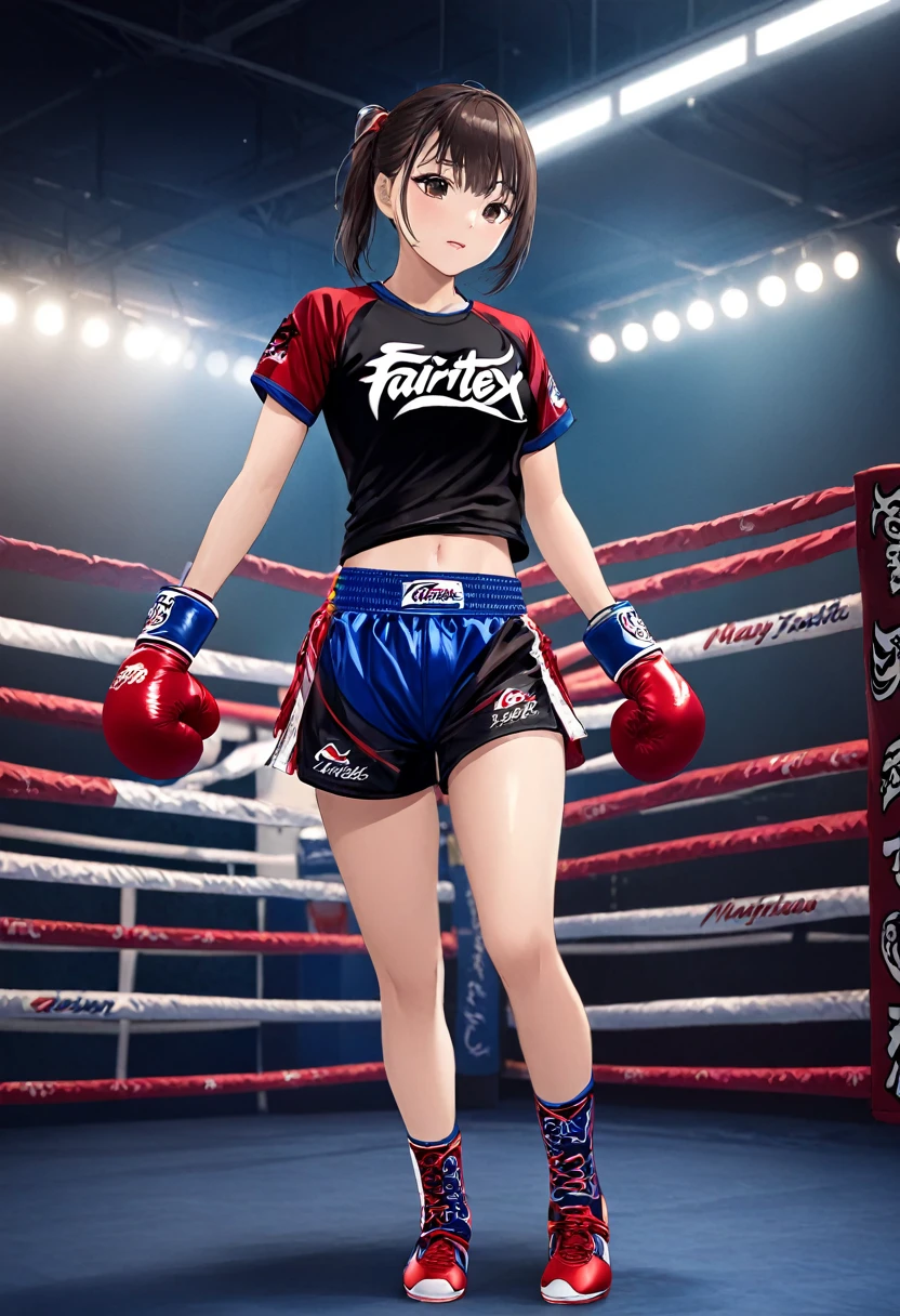 Fairtex tshirt and Muay Thai shorts