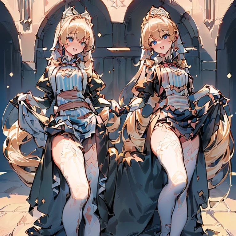 (perky chest:1.2), (pointed chest:1.2),(((Black Tunic:1.3))),(((cakes and bread in the basket),Cute and beautiful girl,Cute round face,Cute smile,with blush cheeks,Red Lip,a girl 22 years old, nsfw:1.2, beautiful body:1.3), shinny skin, BREAK, ((alice in the wonderland:1.3, cute, kawaii, lovely, funny, a girl falling down from sky:1.3, girl flying in sky:1.2, girl floating in air:1.3, rolling upskirt by wind:1.5, (with sparkling eyes and a contagious smile),open mouth, Looking at Viewer, surprised, putting hands on crotch over the skirts:1.35)), BREAK, ((floating things as follows:1.3, PlayingCards, Trump, tea cup, tea pot, tea spoons, pocket watch:1.3, lip sticks, candies:1.2, cookies, jam bottles, classical door_keys)), ((long purply_Blue dress :1.5, wearing long flaired skirt:1.3, the skirt is blowing:1.3, cute White Apron, black stockingedium long platinum-blonde hair:1.2, twin tail hair:1.6, tied hair with a large ribbon), (Blue eyes, bright pupils with highlights, detailed eyes), (lying down on your back:0.7, spreading legs with rising up straight:0.7), sexy posture, fantastic colorful art, (fantasy art:1.2, wondered images), ((correct anatomy:1.5, perfect anatomy:1.3, correct hand, small foot:1.2)), 

