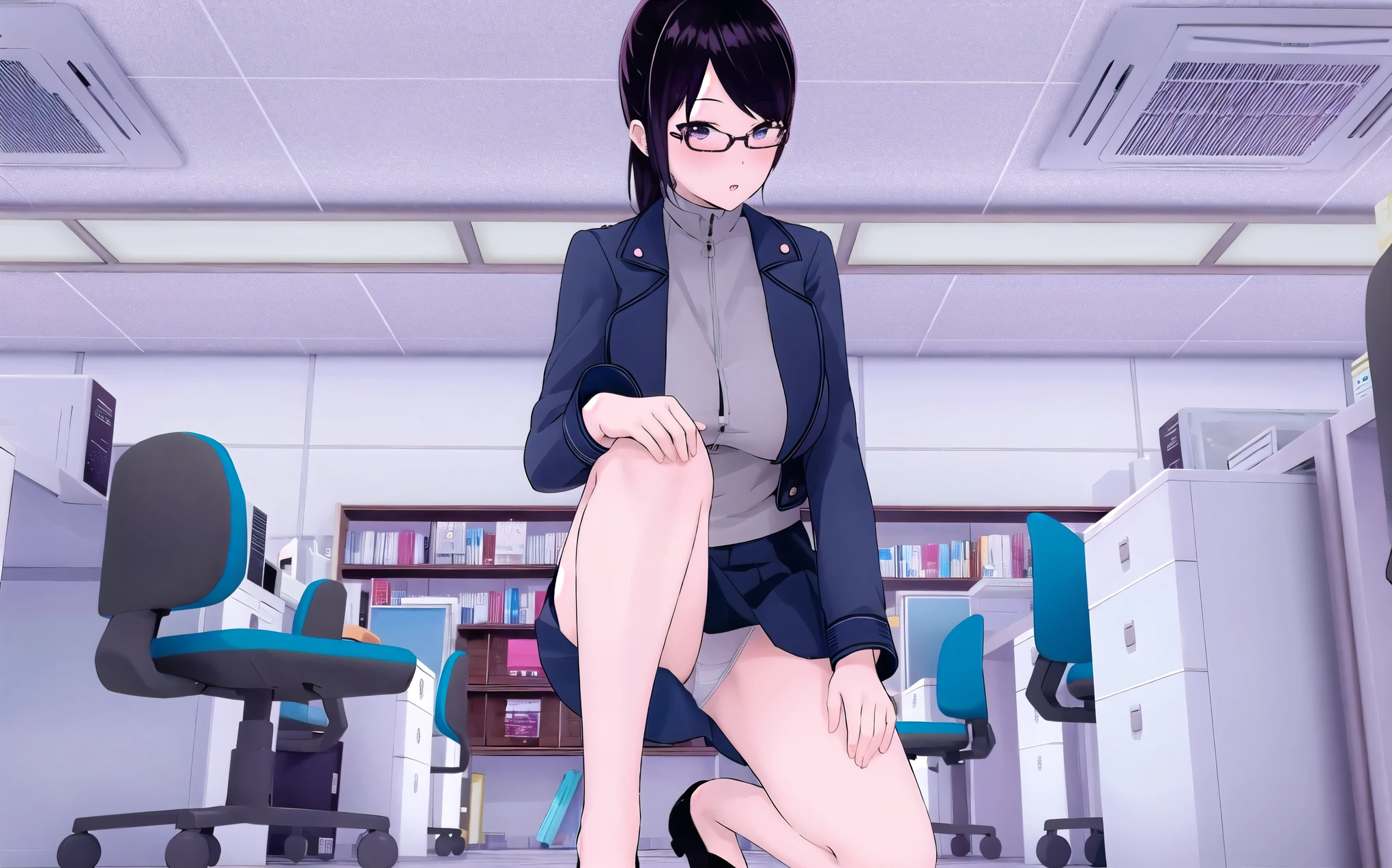 ecchi anime style, ecchi style, azur lane style, visual novel key visual, anime girls in underwear posing for a picture, ecchi anime style, hololive, ecchi, in clothes! highly detailed, visual novel cg, high school girls, upskirt, panty, anime maids riding early tanks