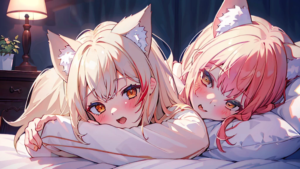 masterpiece, best quality, nsfw, (((2girls,(((tribadism))), yuri))), on bed, detailed faces, detailed anatomy, erotic, extremely detailed, ultra-detailed, hyper realistic, 8k, photorealistic, natural lighting, warm colors, soft lighting, romantic, intimate, sensual, artistic