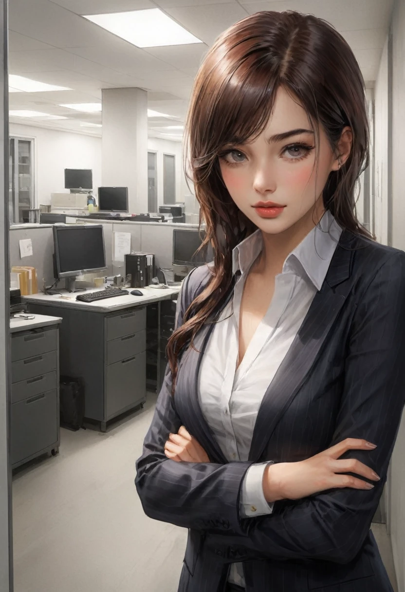 In the busy office, Emily and her handsome boss discovered a secret room while working overtime, who hid undeniable secrets.