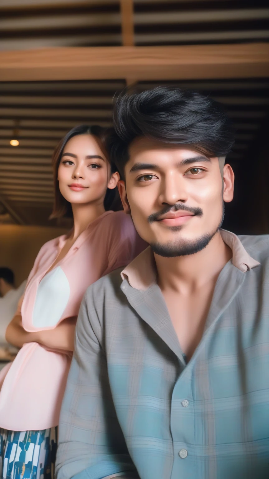 there are two men standing next to each other in a room, lovely couple, very very low quality picture, couple pose, 8k selfie photograph, taken with sony alpha 9, taken with the best dlsr camera, in love selfie, photo taken with nikon d750, photo taken with nikon d 7 5 0, selfie photo, shot on nikon z9