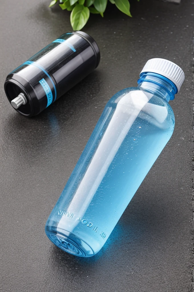Plastic mineral water bottle