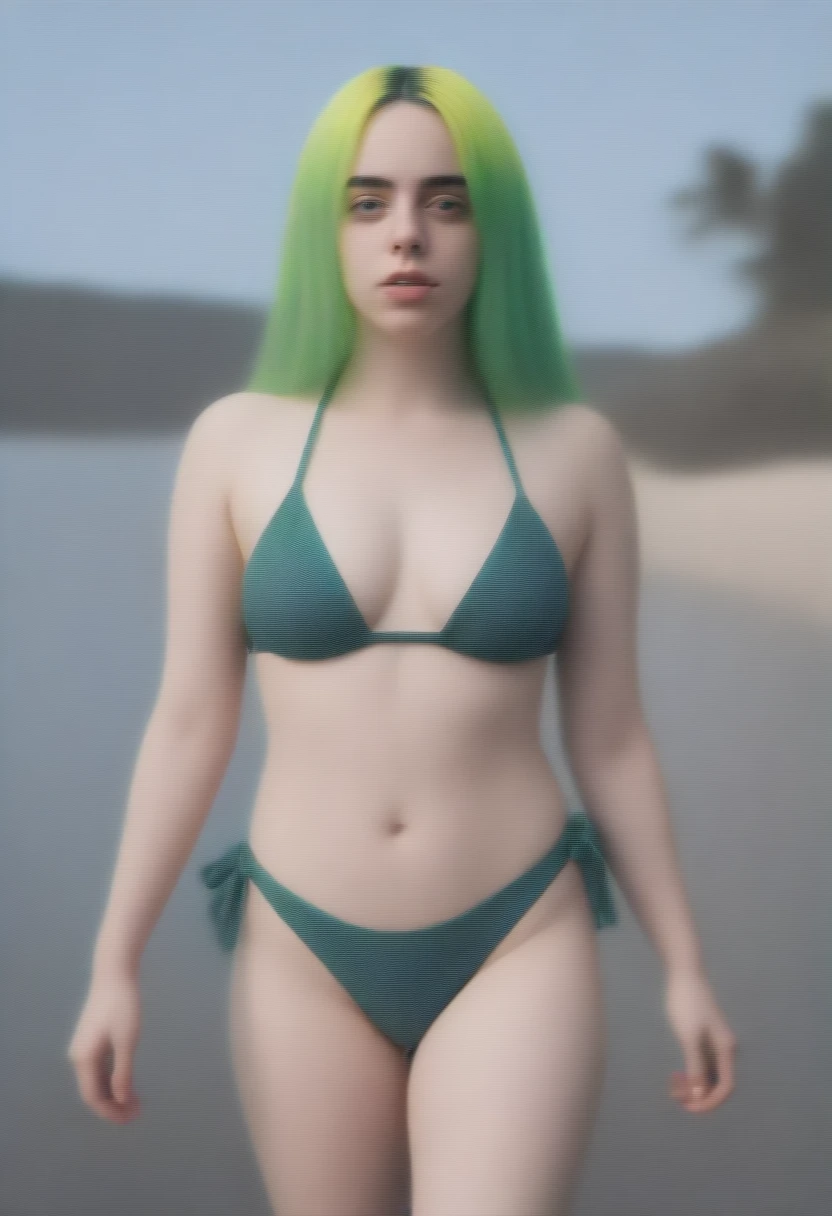 Make Billie Eilish wearing a bikini