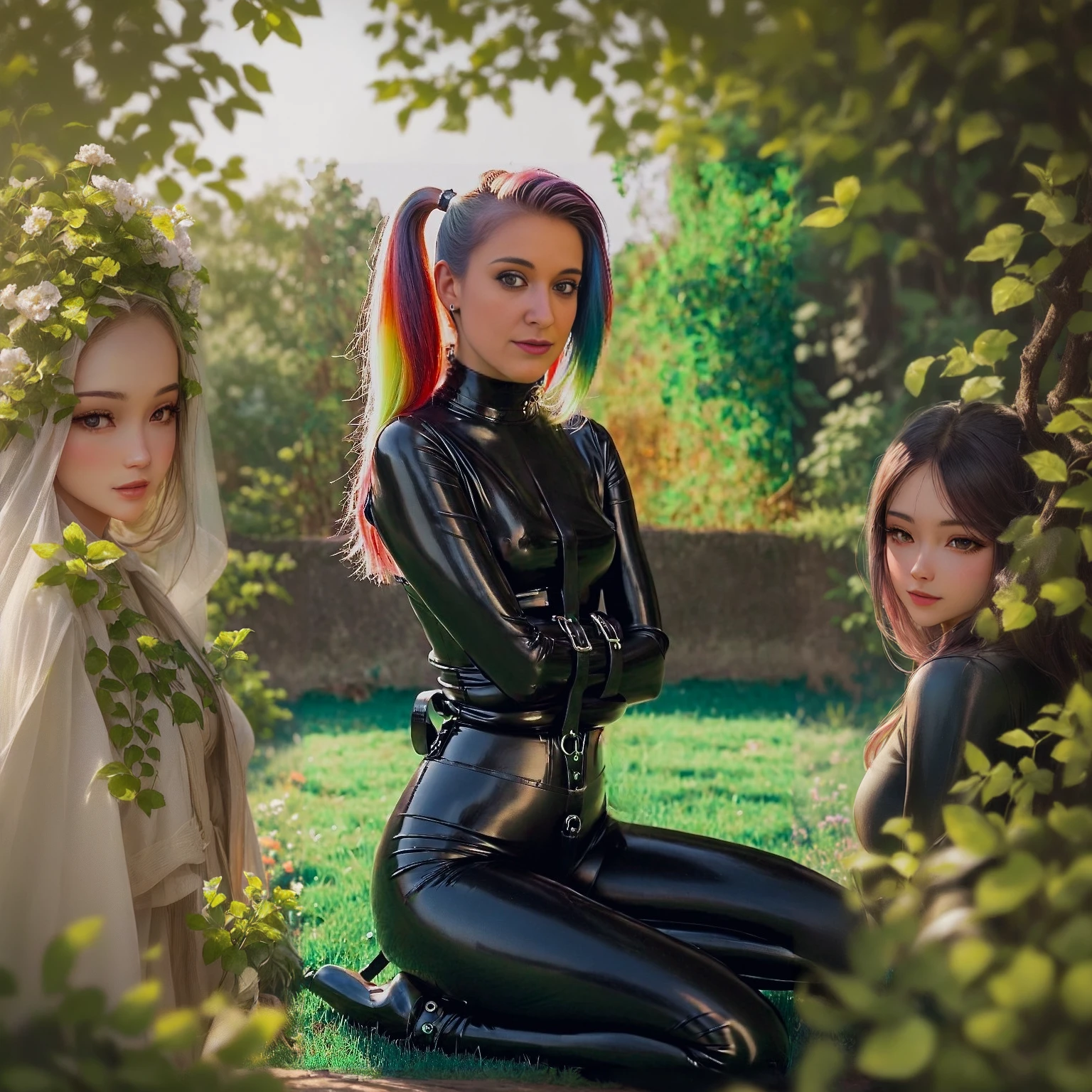 in garden