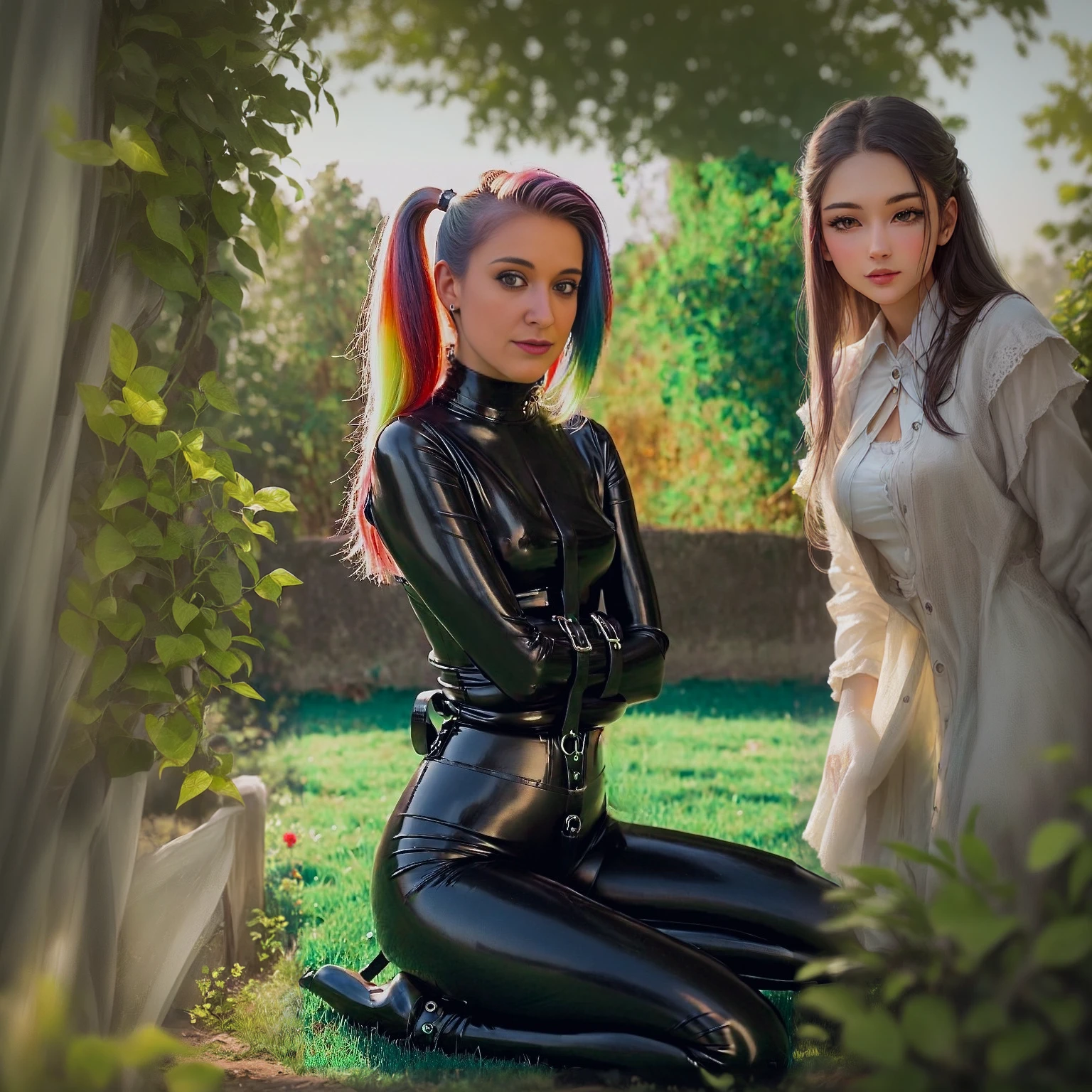 in garden