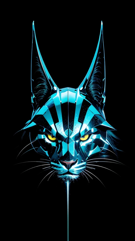A striking conceptual artwork featuring a sleek, ultra-minimalistic metallic design of a roaring puma head. The head is formed from the word "PANIT ," with a sense of power and motion. Below the head, the word "the warrior" is written in small, simple font, adding depth to the message. The entire design is set against a pitch-black background, allowing the vibrant metallic lines and typography to stand out and create a bold visual statement., conceptual art, vibrant, typography