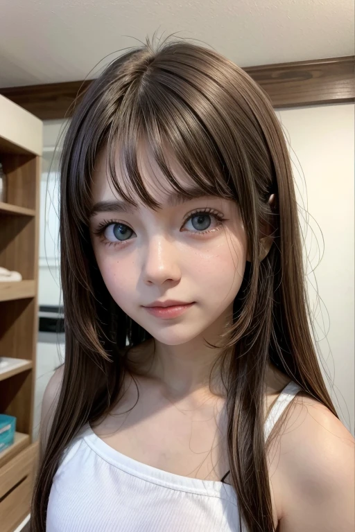 Very high quality, 1 , bochechas grandes, flat hair