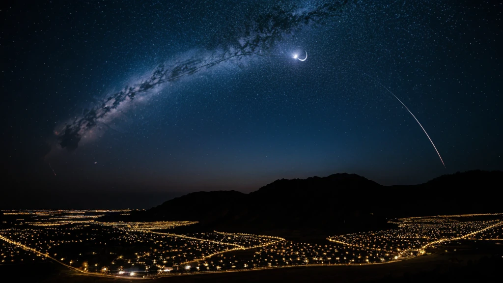 On the fourth day, God adorned the sky with lights to separate day from night. He created the sun to govern the day, the moon to govern the night, and the stars to illuminate the heavens. These lights were set in place to mark seasons, days, and years, guiding the rhythms of life on earth.
