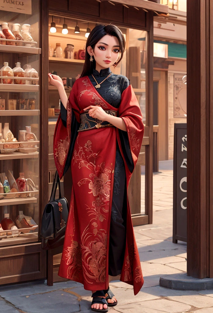 trader wearing toxido (masterpiece), (bestquality), (ultra detailed)