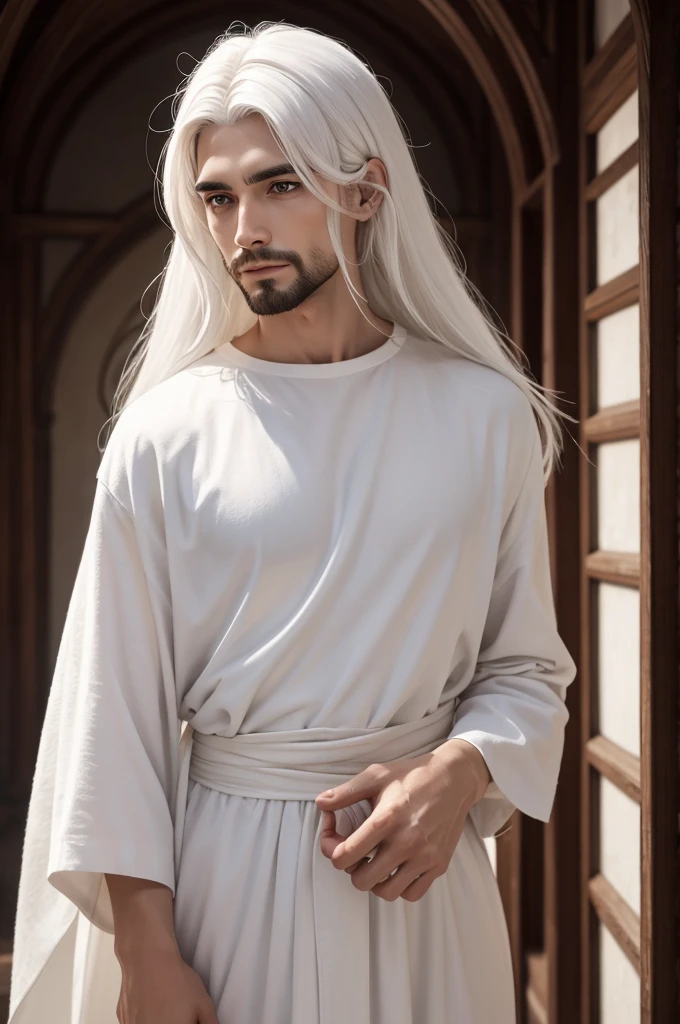 Jesus With White Hair