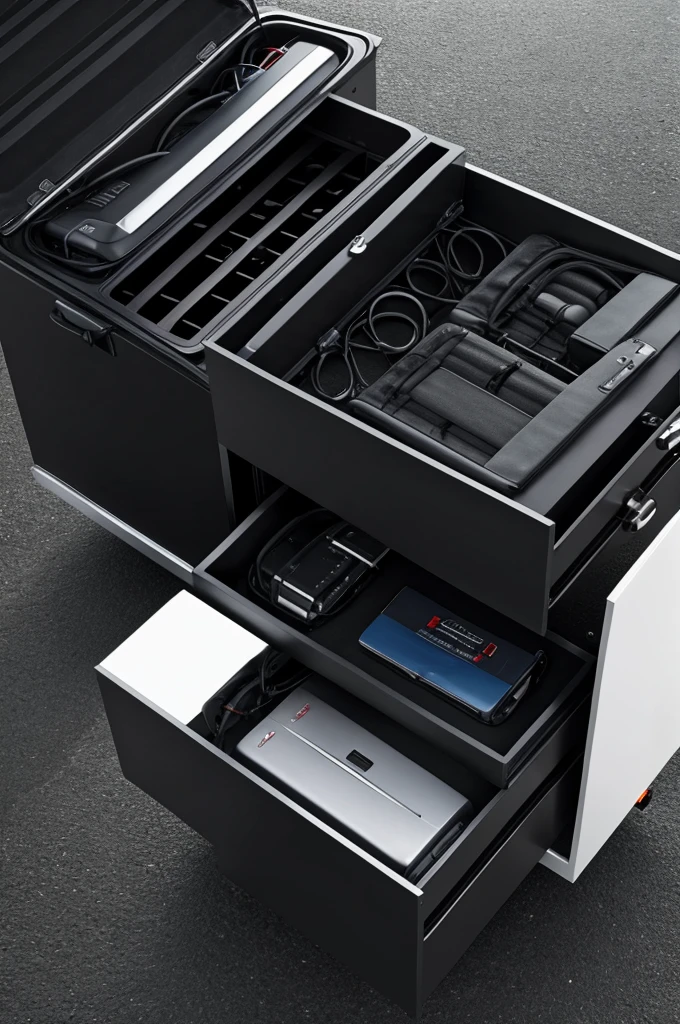 Double air intake charger chest