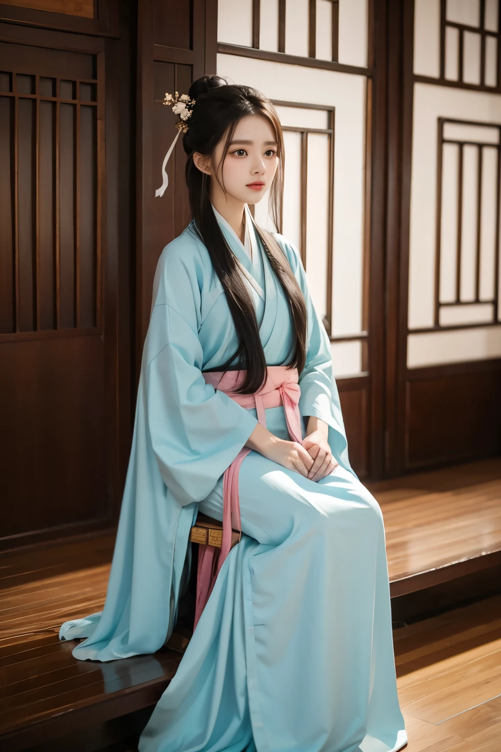 girl，Hanfu，