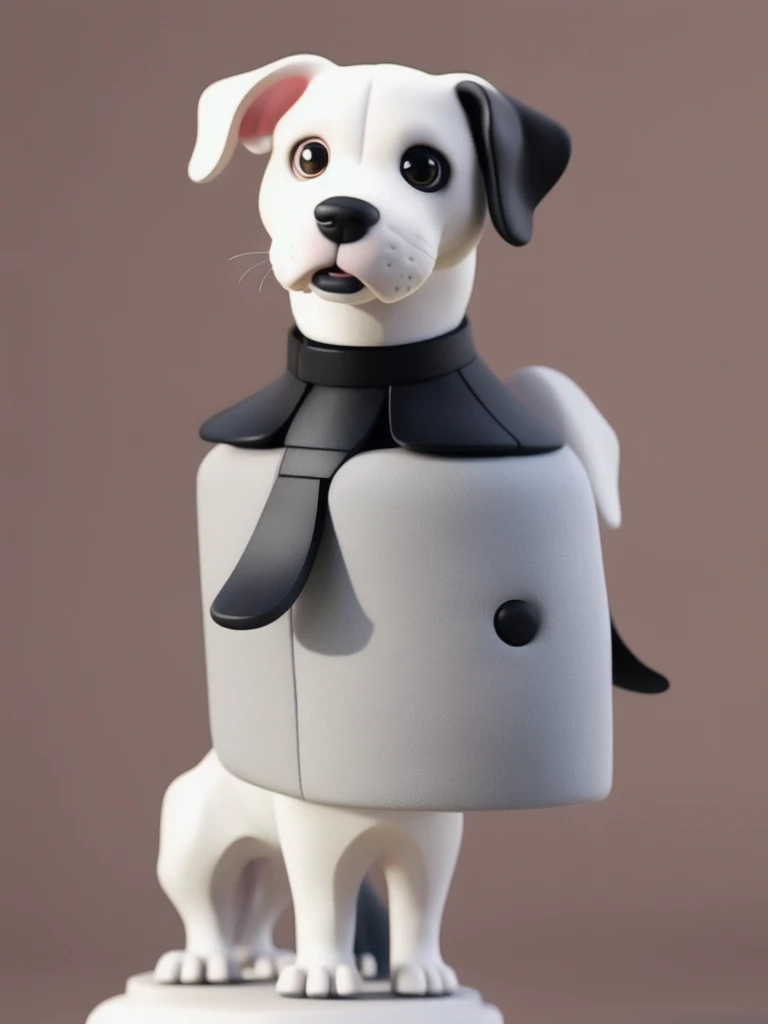 create me a puppy who is afraid a very beautiful dog who is afraid