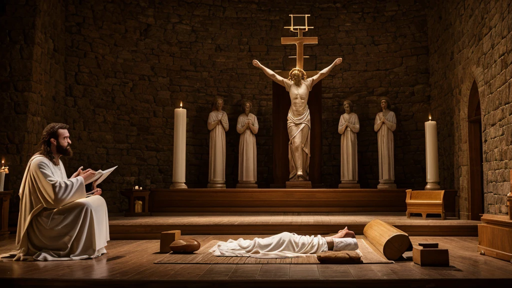 God saw all that He had made, and it was very good. On the seventh day, God rested from His work, blessing the day and making it holy. This rest was not due to fatigue, but as a model for humanity, a time for reflection and worship. Ultrarealistic, 4k