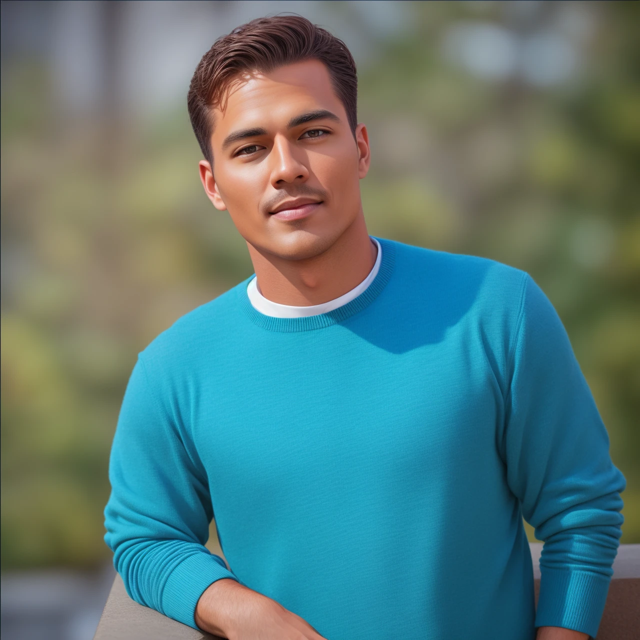 hires photo of hrro man, professional photograph, looking straight at viewer, realistic skin tones,formal suit,  background bokeh, film grain 