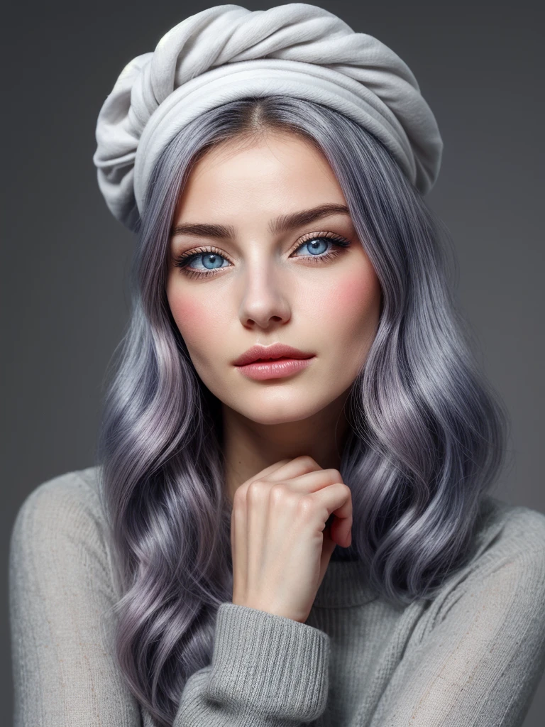 genere moi une femme agée de 20 ans couleur de cheveux chatain claire yeux bleux yeux ecarté visage en forme de coeur femme de type juif blanche de peau avec les yeux clair femme belle