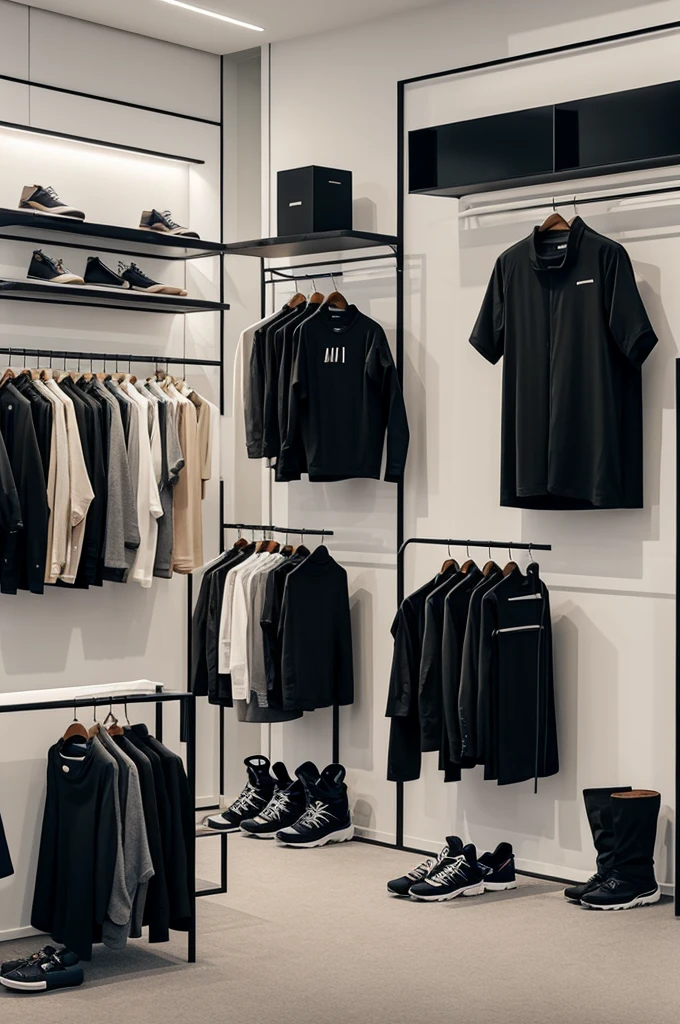 Give me a minimalist logo of a clothing and shoe store called “ARDY”