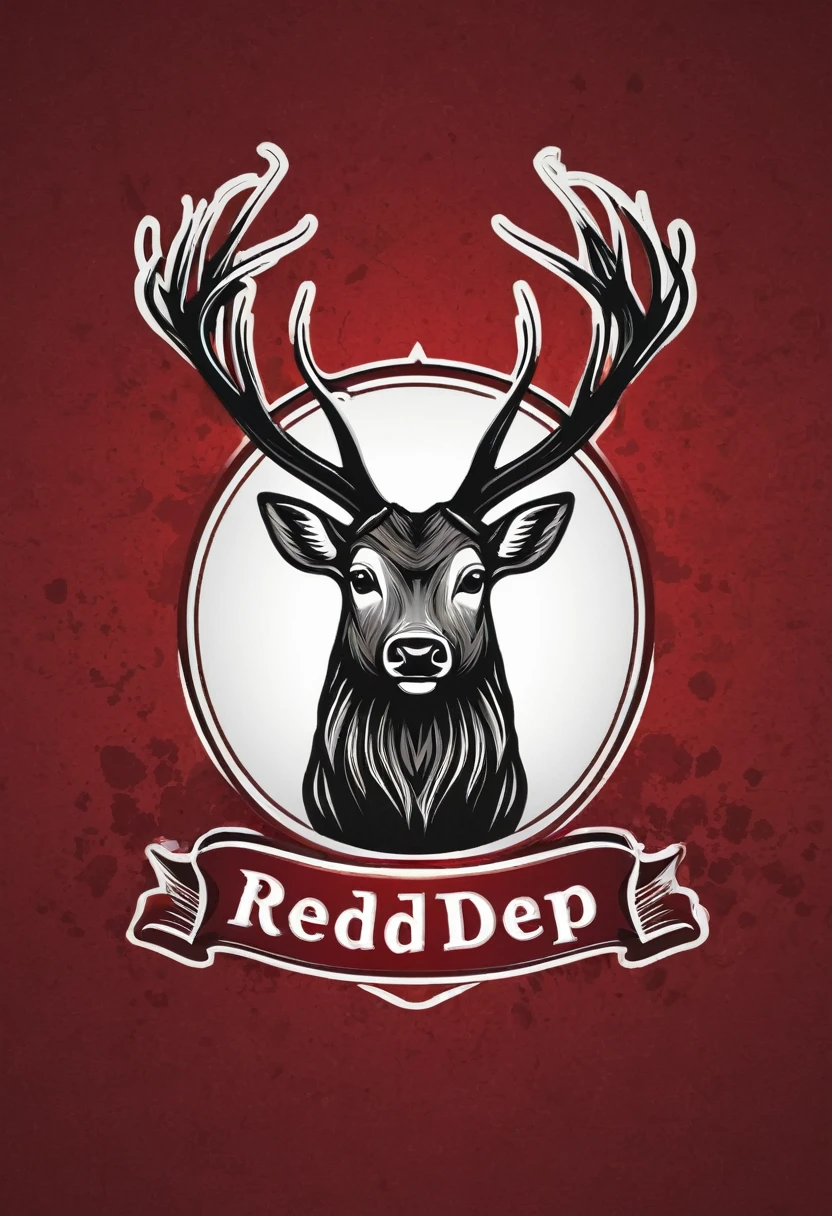 Create a red deer logo