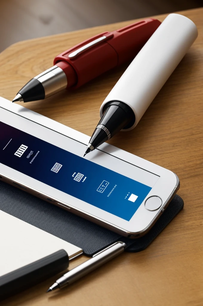 Images of a company that manufactures smart pens