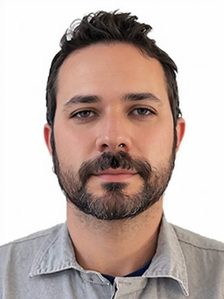 , ((dark brown hair)), photo of a man, 