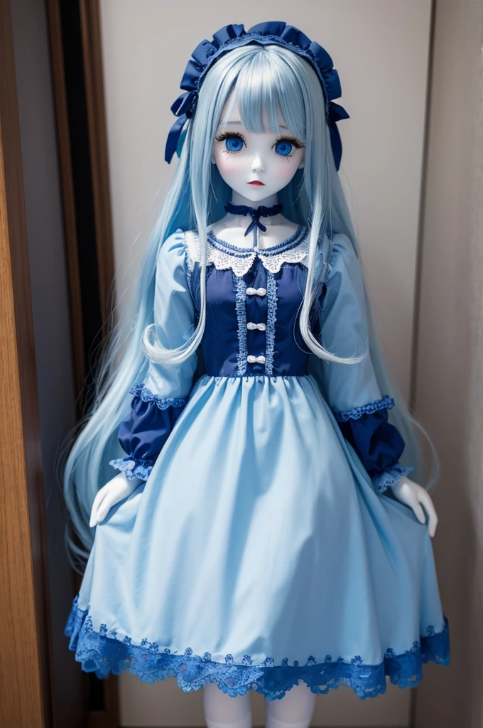 blue doll