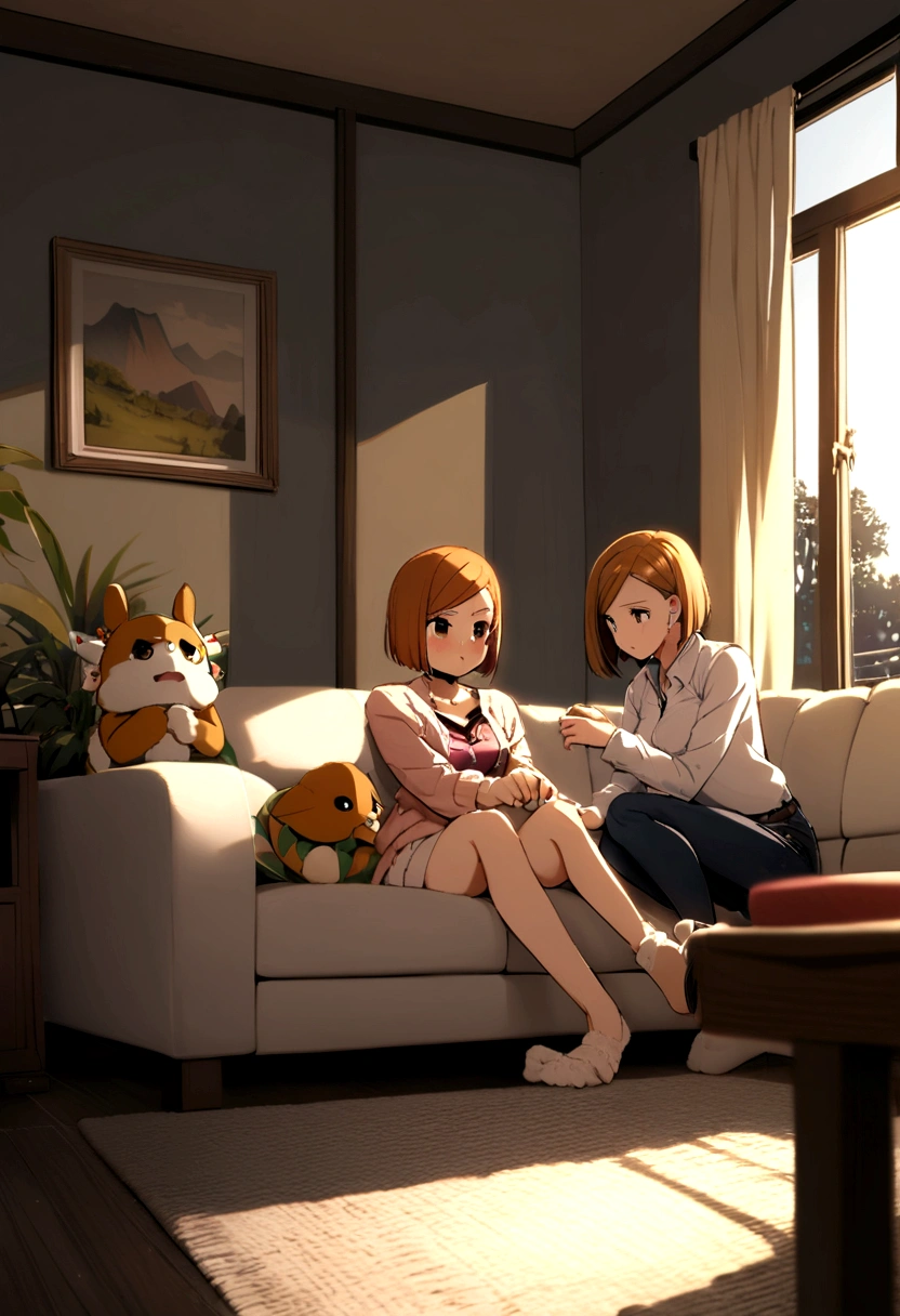 Kizi,Kugisaki Nobara, of underwear,In the living room