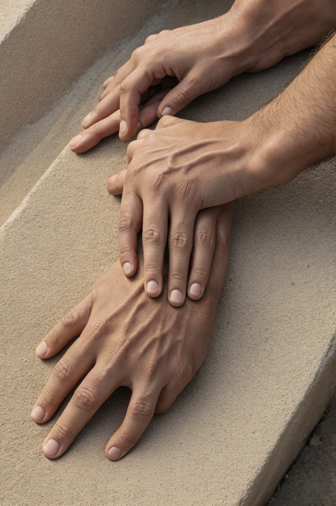 Image of a hand in a cast